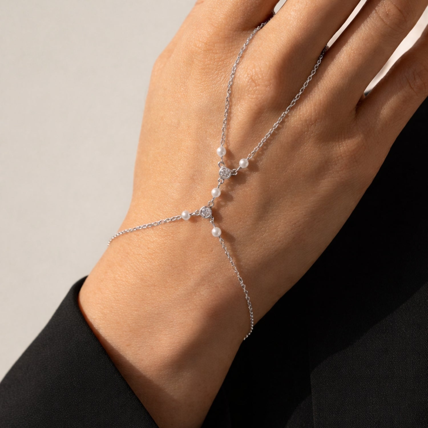 Nisia handchain zilver productfoto