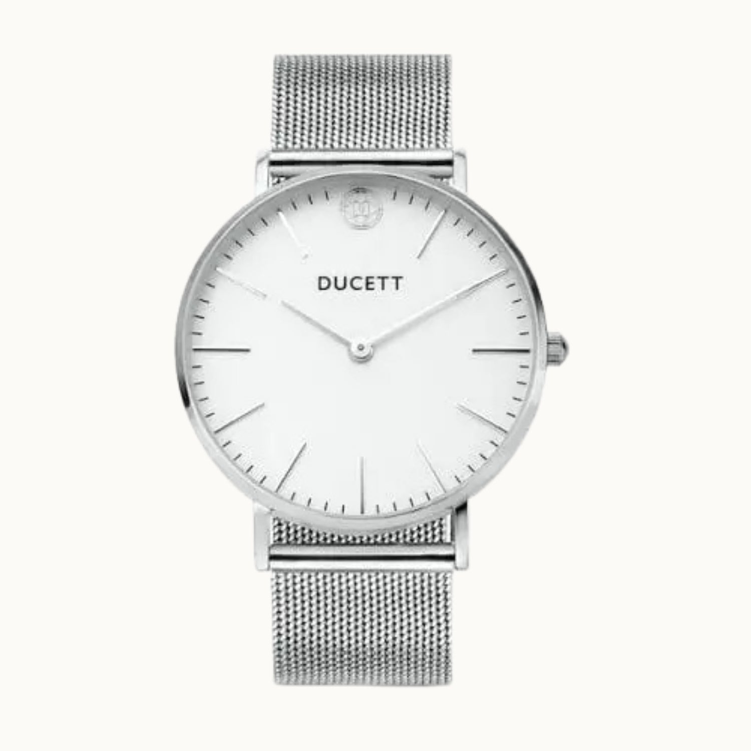 productfoto-white-mesh-zilver-horloge